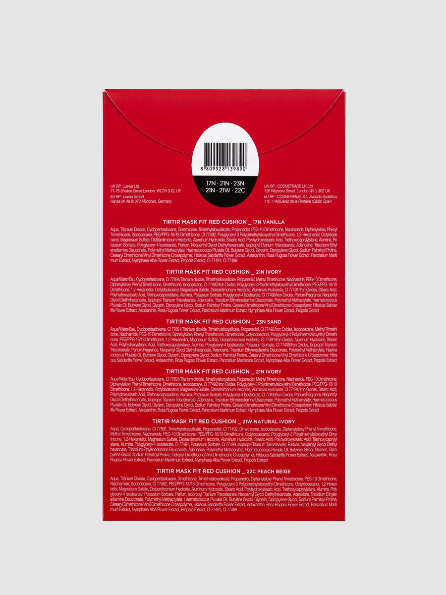 TIRTIR Mask Fit Red Cushion 6-Shade Kit 1g x 6 - Korean make-up_1