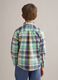 Kids' regular fit multicolor check pure cotton shirt_1
