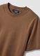 Brown pure cotton relaxed fit t-shirt_6