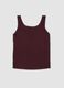 Purple stretch viscose crew-neck vest top_6