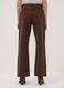 Brown straight-fit pure cotton jeans_3