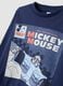 Blue Mickey-themed pyjamas in pure organic cotton_3