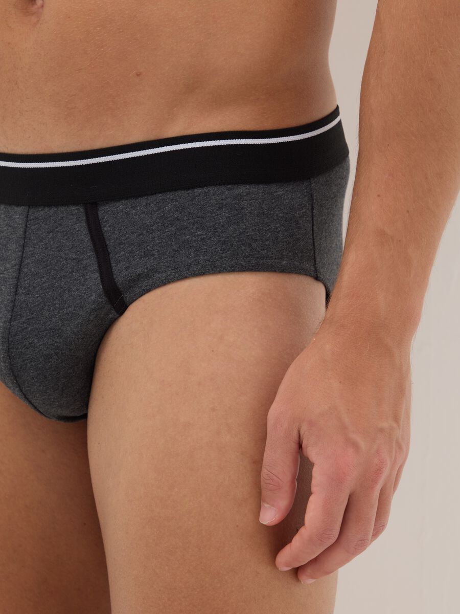 Tripack slip multicolor in cotone organico elasticizzato regular fit_3