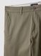 Beige chino trousers in stretch cotton slim fit_5