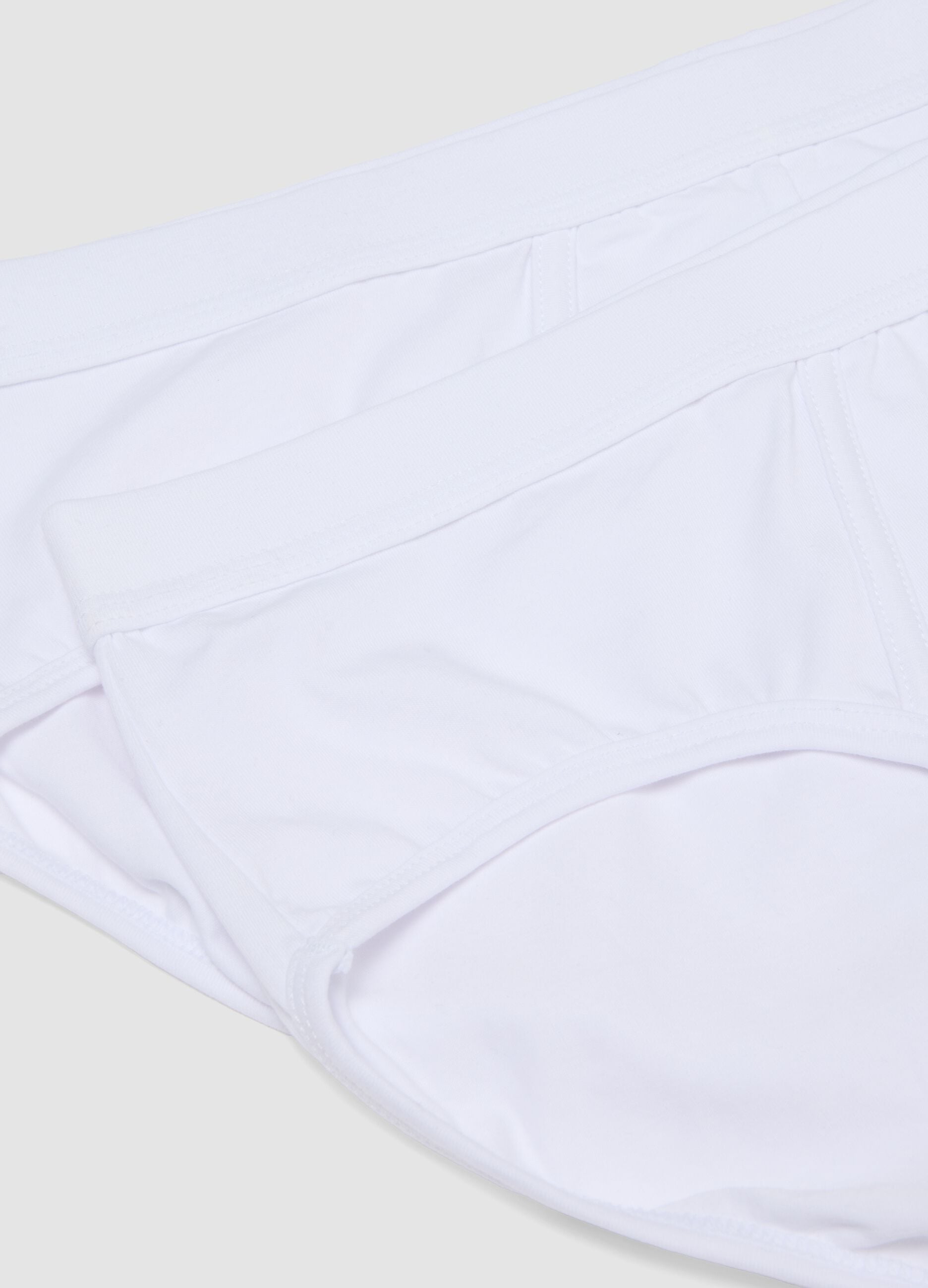 2-pack of white stretch Supima cotton briefs