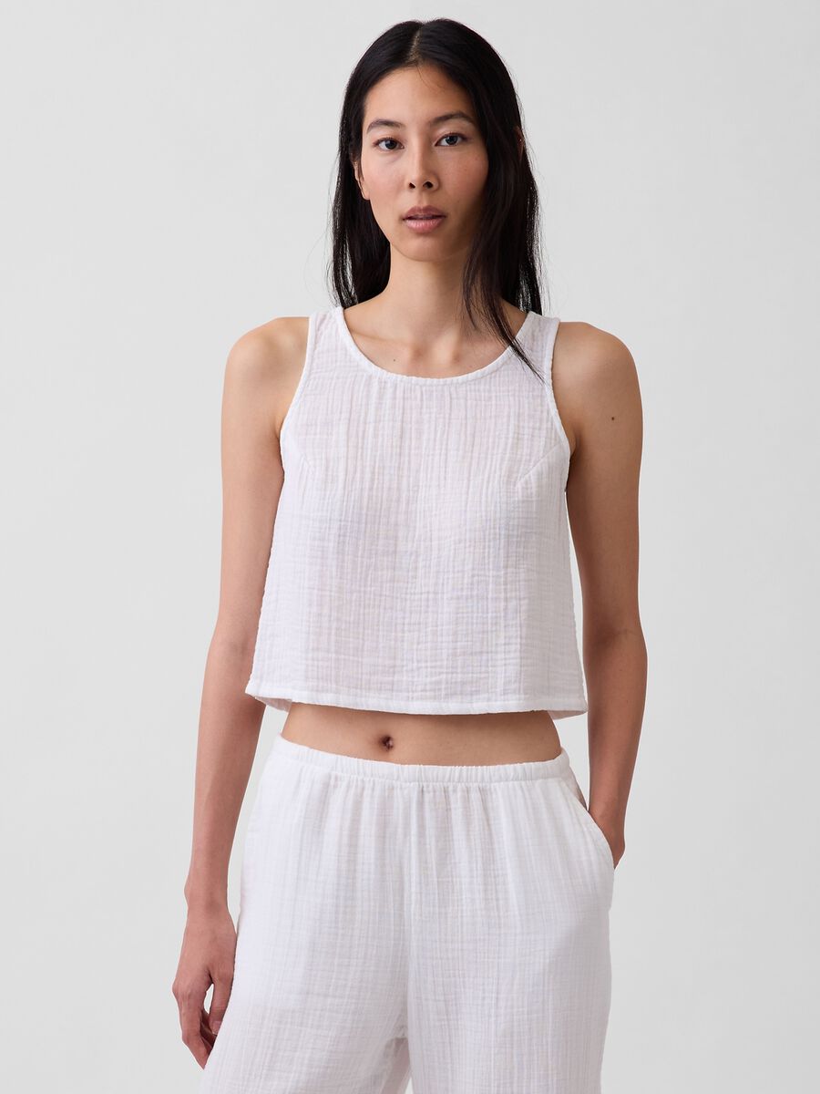 Pure cotton tank top_0