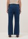 Blue stretch cotton flare jeans_2