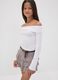 Girls&rsquo; multicolour checked stretch viscose skirt with ruffles_0