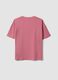 Pink crew-neck T-shirt in stretch cotton-modal blend, regular fit_6