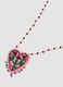 Collana rosa con ciondolo a cuore ricamato_1