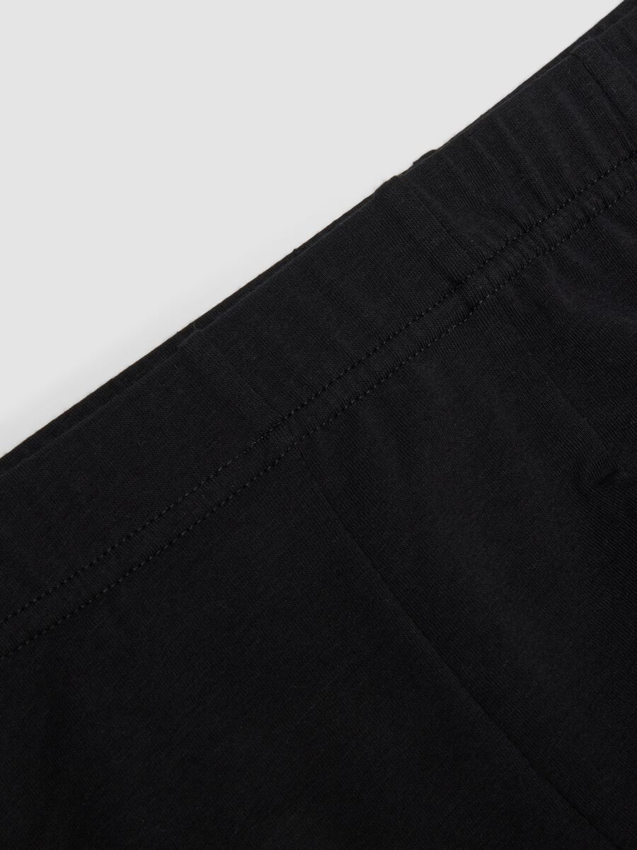 Boxer nero in cotone organico_5