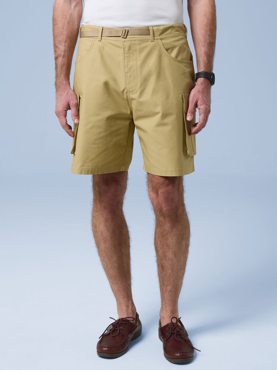 Bermuda cargo beige in puro cotone ALTAVIA SAILING_1