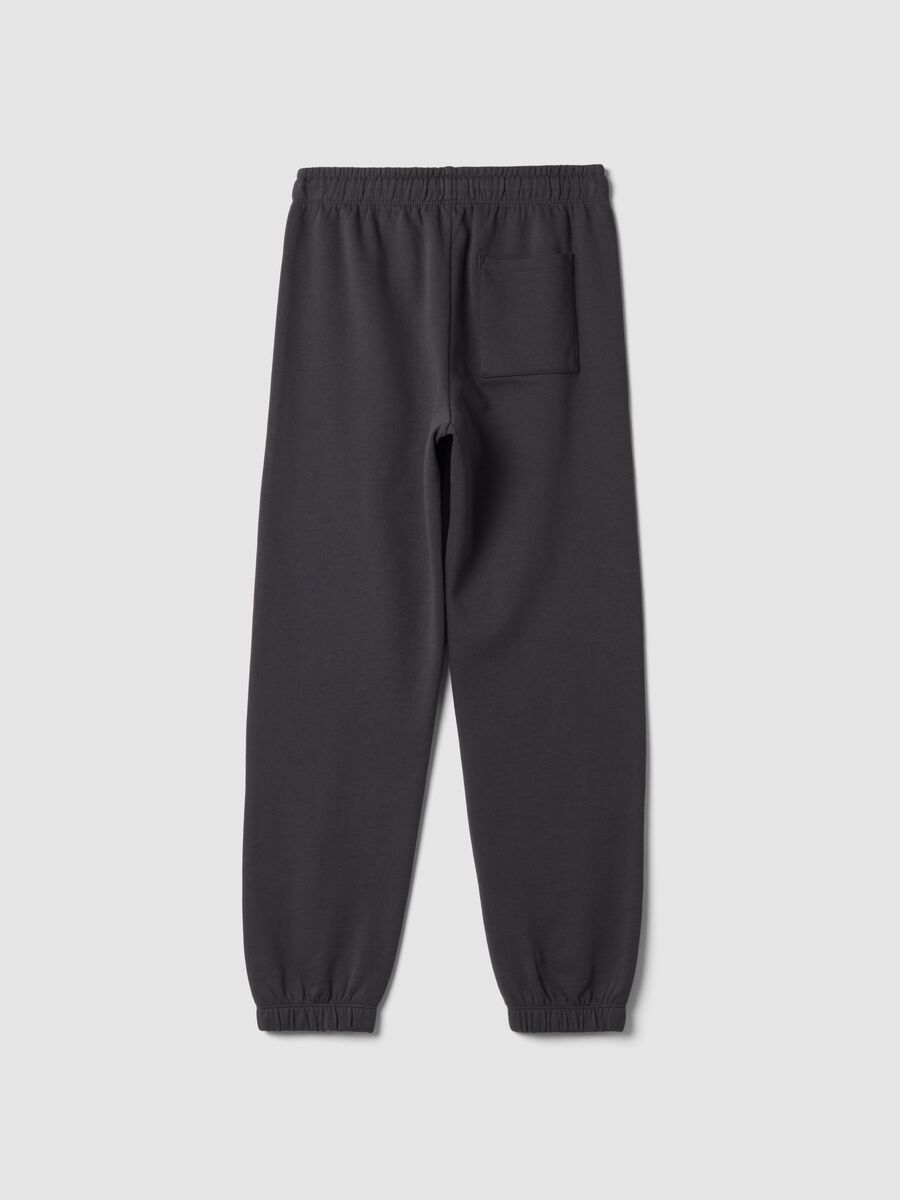 Grey relaxed-fit joggers in 100% organic cotton_2