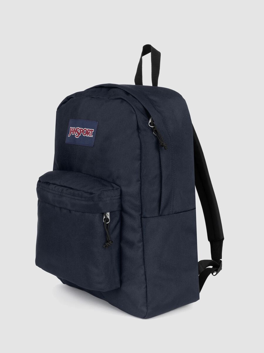 Blue backpack with front pocket_2