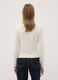 White stretch viscose slim-fit T-shirt_3