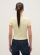 Yellow pure cotton regular fit T-shirt with cherry print_2