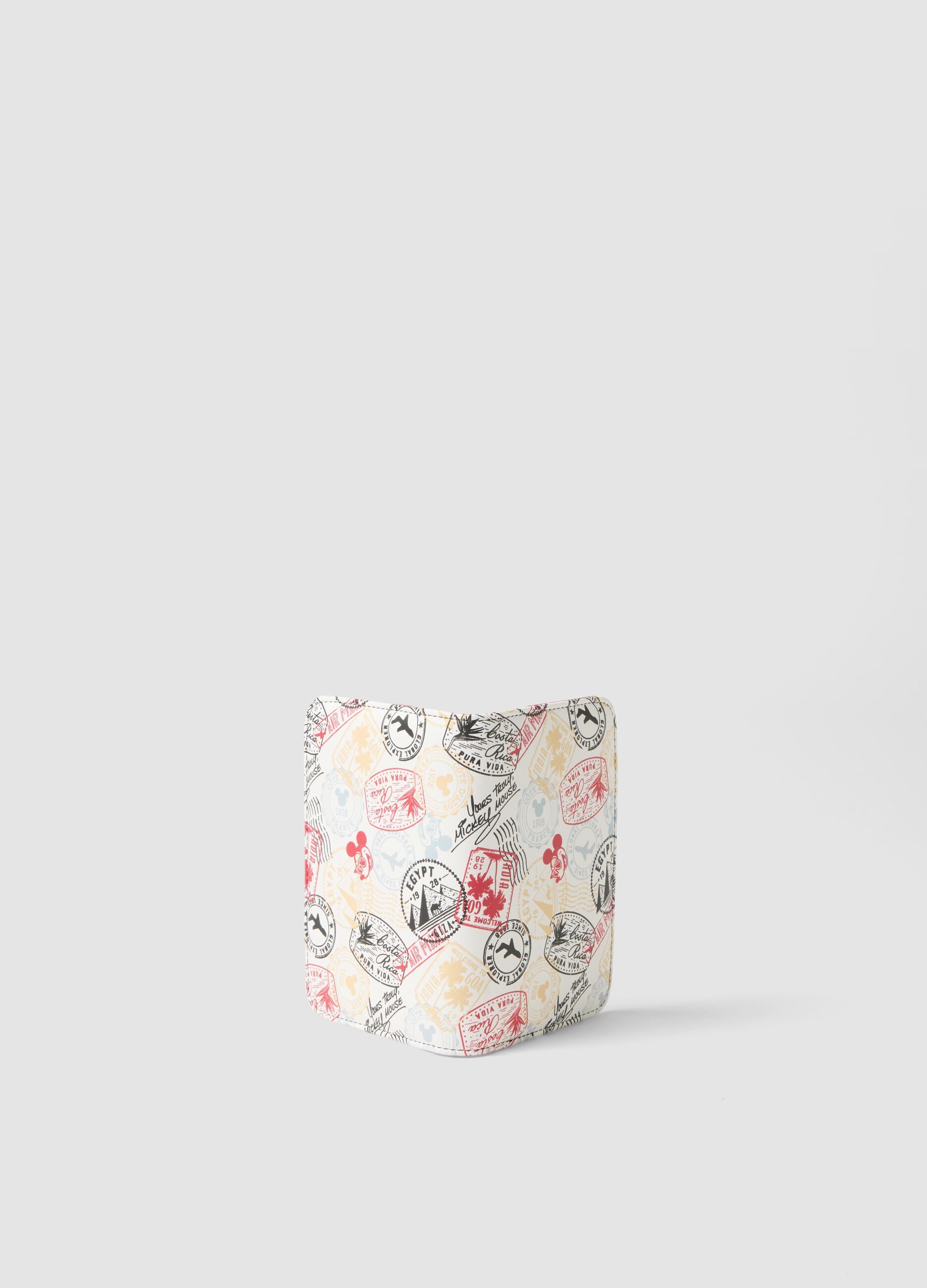 White and red Disney print wallet