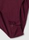 Purple modal and stretch wool bodysuit with crew neck_1