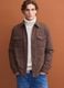 Brown wool-viscose blend shacket_3