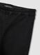 Girls&rsquo; black flared jeggings in stretch cotton and viscose_1