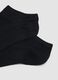 3-pack of black ankle sports socks in stretch organic cotton_2