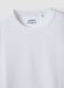 White regular-fit stretch organic cotton T-shirt for boys_6