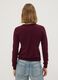 Burgundy crew-neck wool-blend jumper, regular fit_3