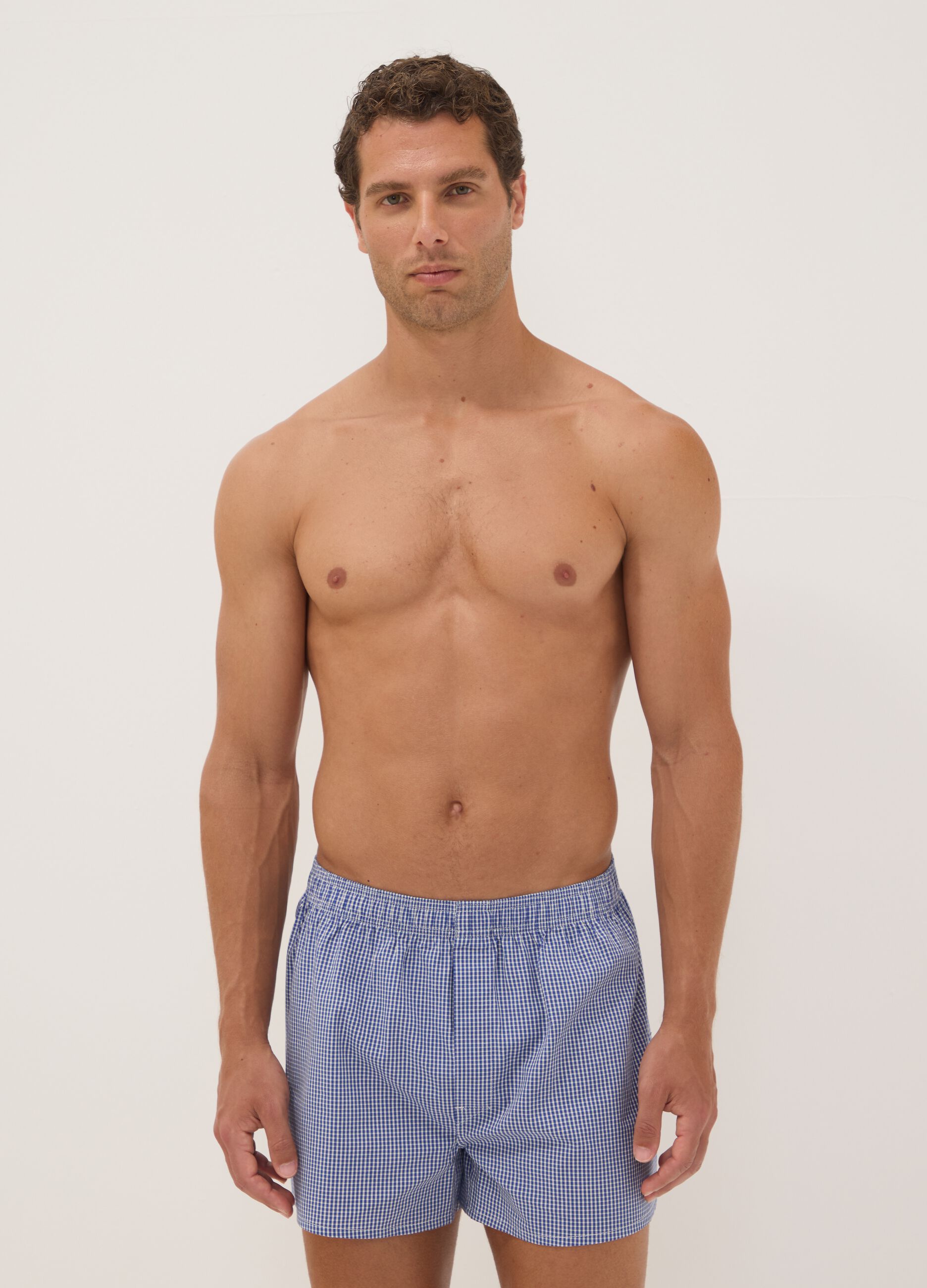 Two-pack of multicolour boxers in pure organic cotton