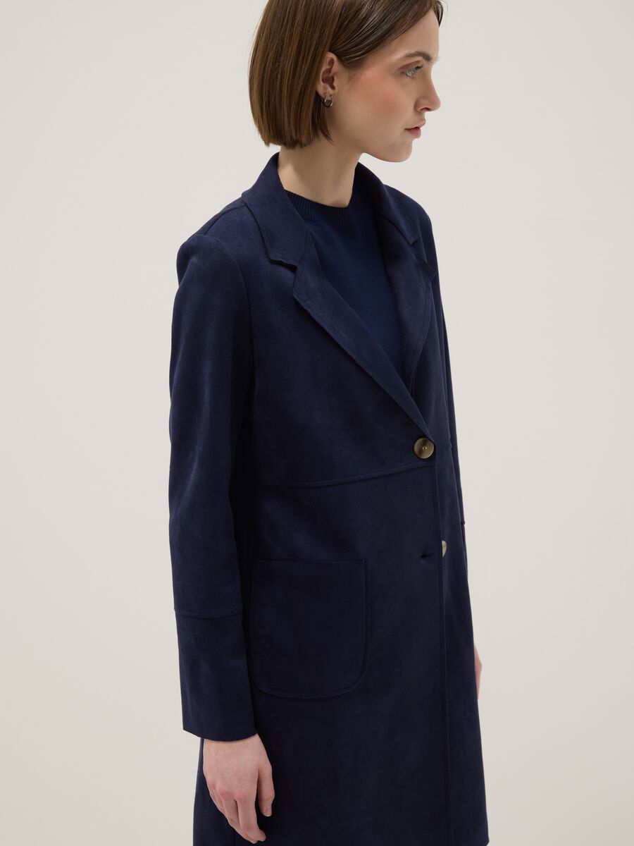 Light blue jacket regular fit with large pockets_0