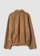 Beige regular-fit jacket with zip and buttons_5