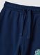 Blue pure cotton jogger trousers_2