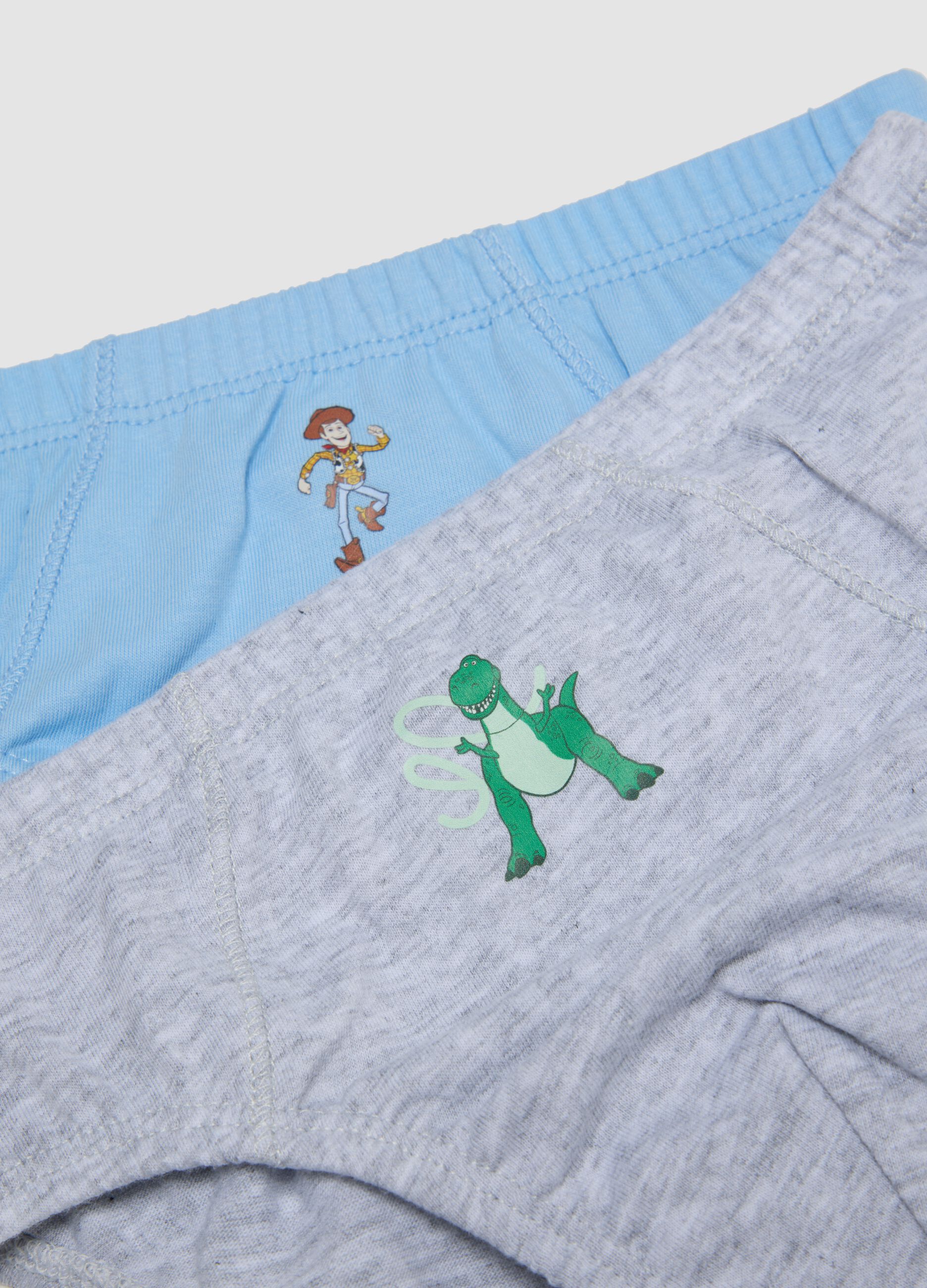 Pack of five multicolour organic cotton Toy Story print briefs