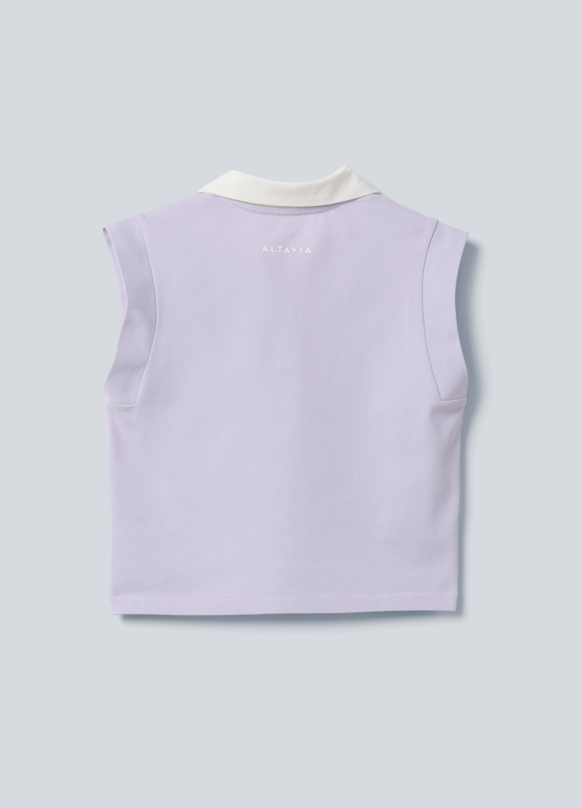 ALTAVIA COURT purple stretch-cotton sports polo shirt