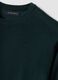 Green pure merino wool crew-neck jumper, regular fit_1