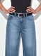 Light Blue Denim Wide-Leg Jeans in 100% Cotton_3