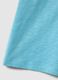 Oversized fit blue crew neck T-shirt in pure cotton for kids_3