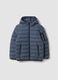 Giubbotto Ultralight grigio imbottito con cappuccio e zip per ragazzo_4