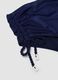 Blue bikini bottoms in stretch fabric with side ties_5