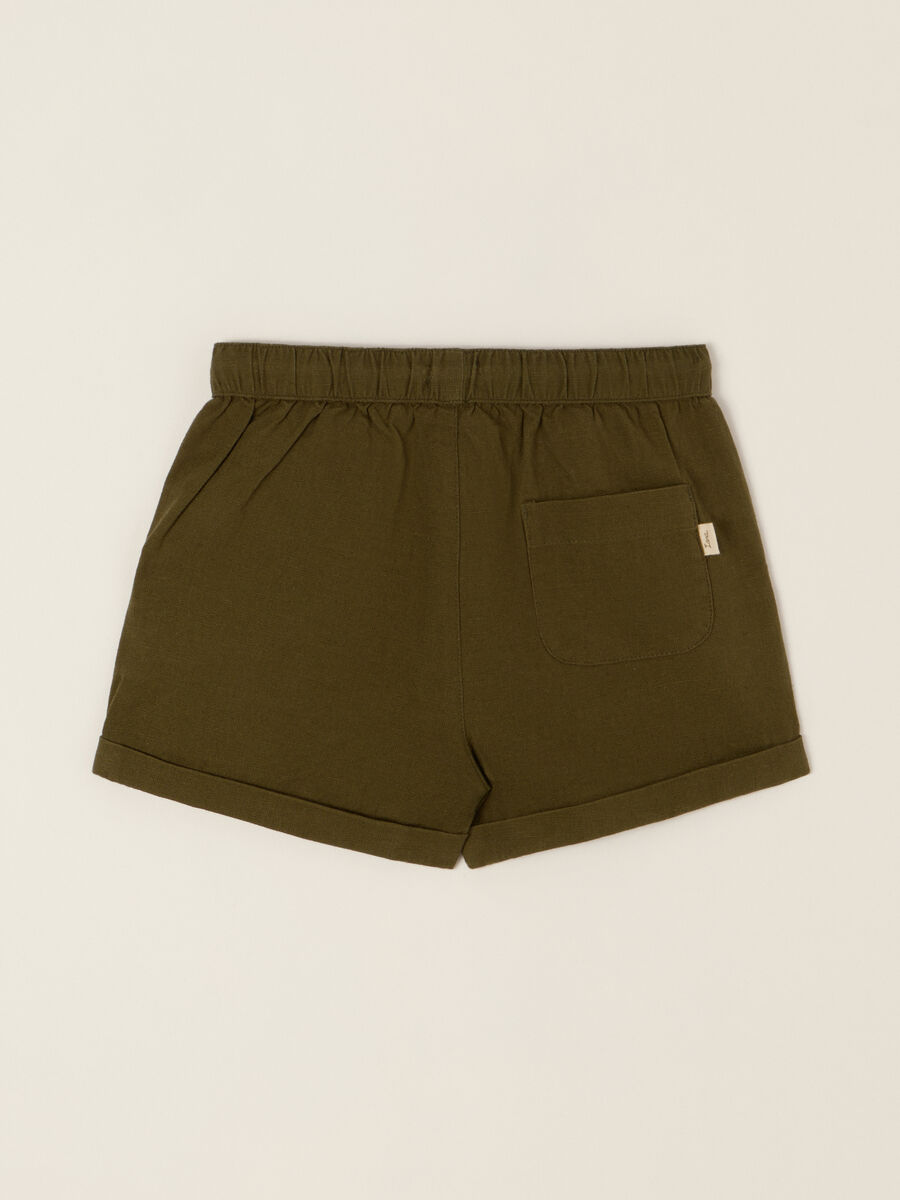 Shorts misto lino IANA_1