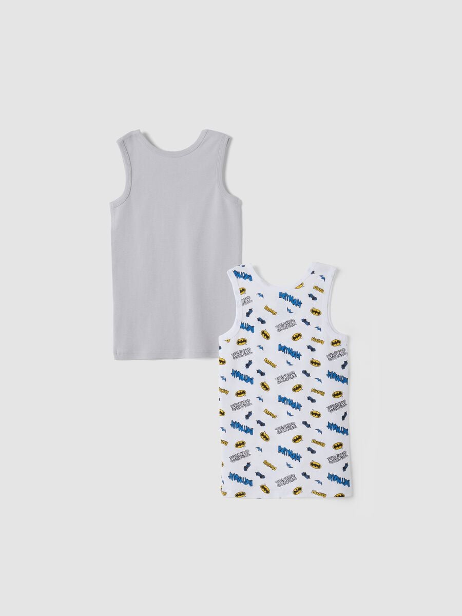 2-pack multicolour Batman organic cotton tank tops_1