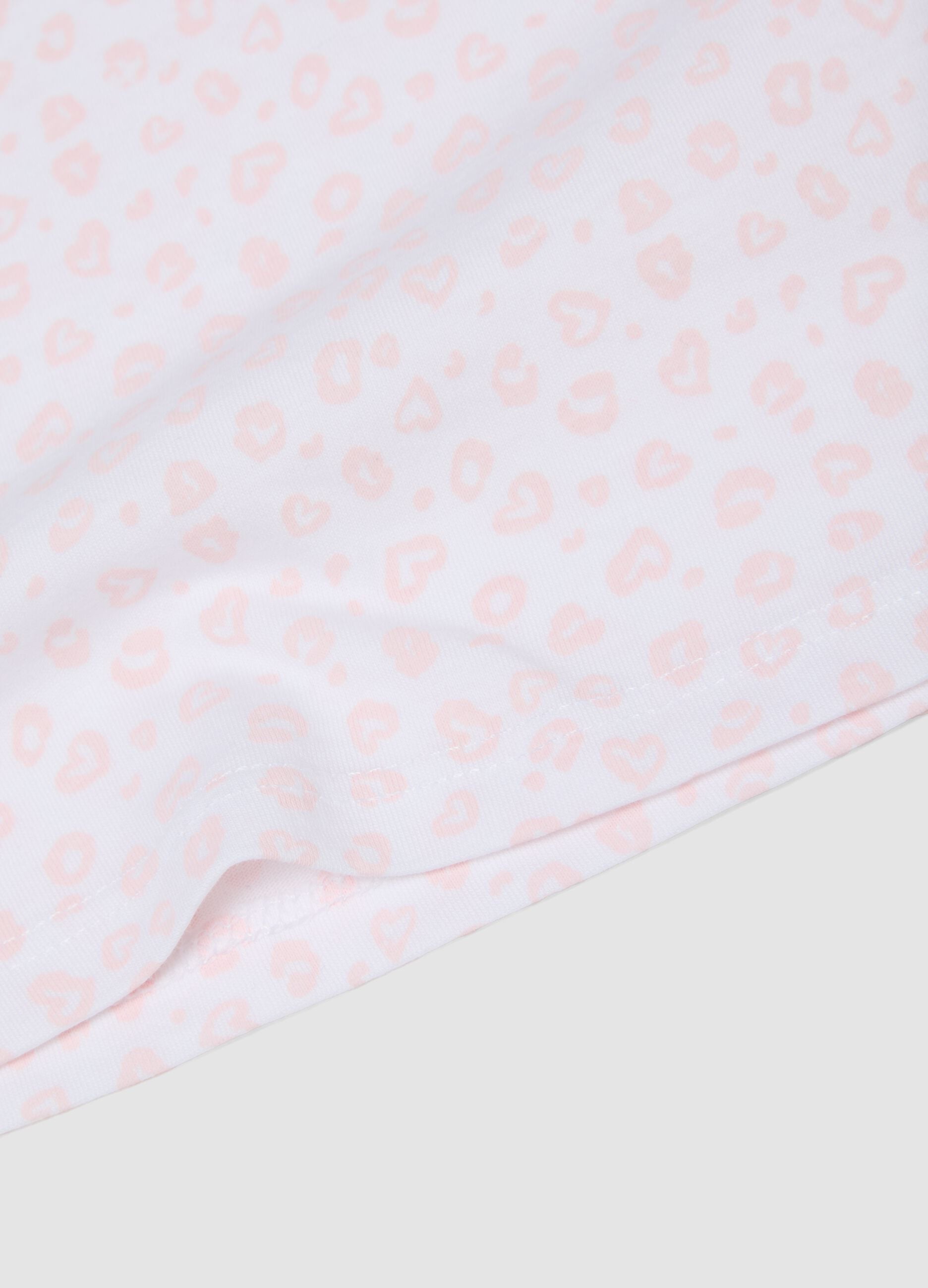 2-pack of multicolour organic cotton camisoles with print