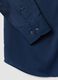 Blue regular-fit easy-iron shirt with button-down collar_6
