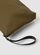 Green wristlet pouch with zip_1