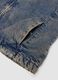 Vintage Dark Blue Padded Denim Jacket_6