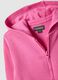 Regular Fit Girls' Pink Cotton Hoodie_2