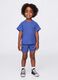 Blue set with T-shirt and shorts_0