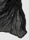 Semi-sheer black crinkle-effect scarf_2