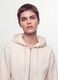 White fitted cotton-blend full-zip hoodie_1