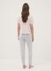 Pink pure organic cotton pyjamas with grey regular-fit bottoms_3