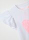 Girls' white stretch cotton T-shirt_3